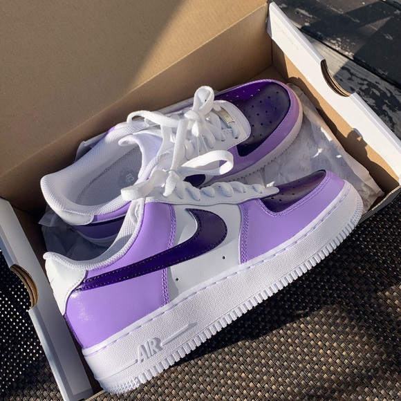 purple airforce 1s